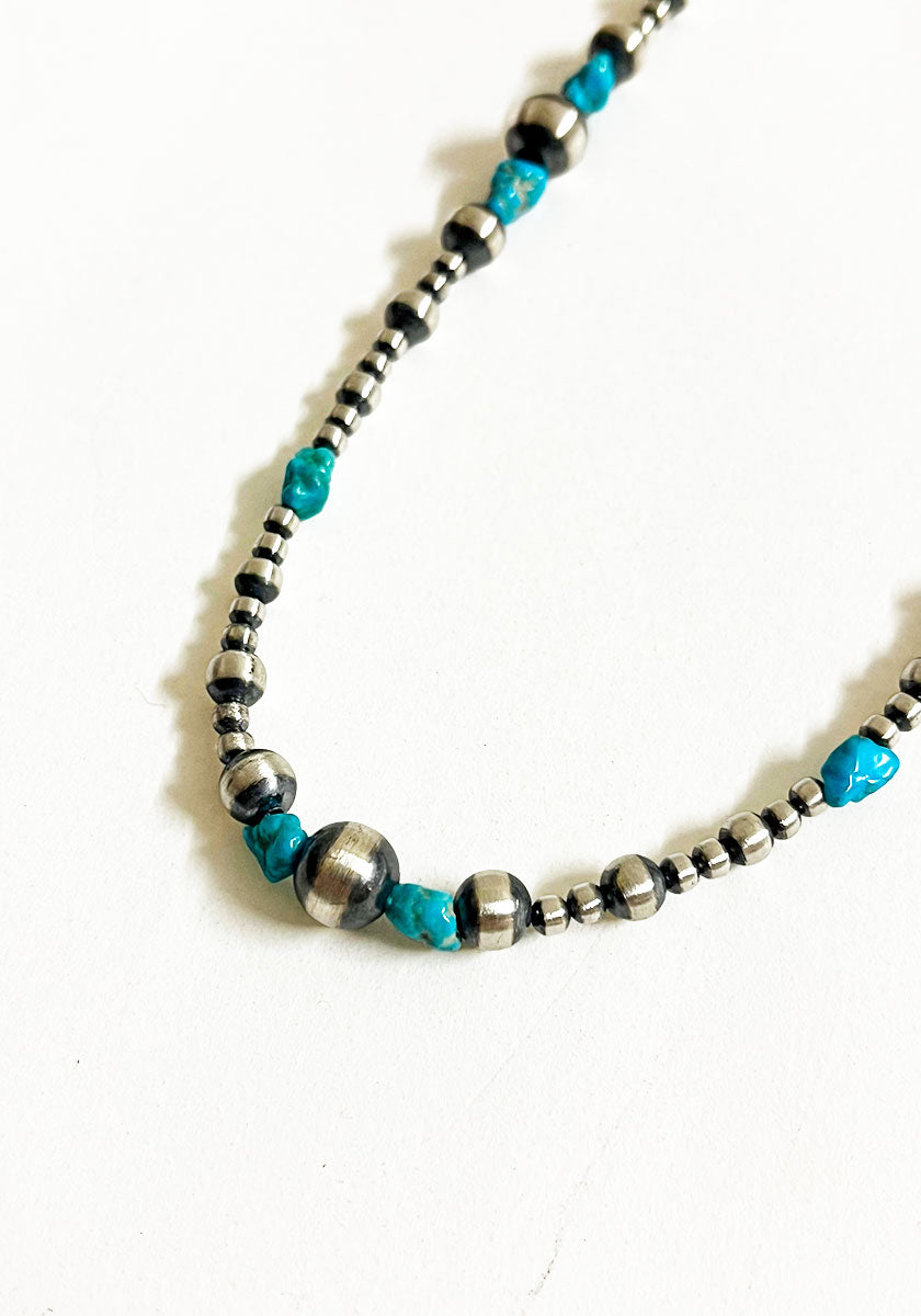 Indian Jewelry (インディアン ジュエリー) MIX BEADS ネックレス 50cm