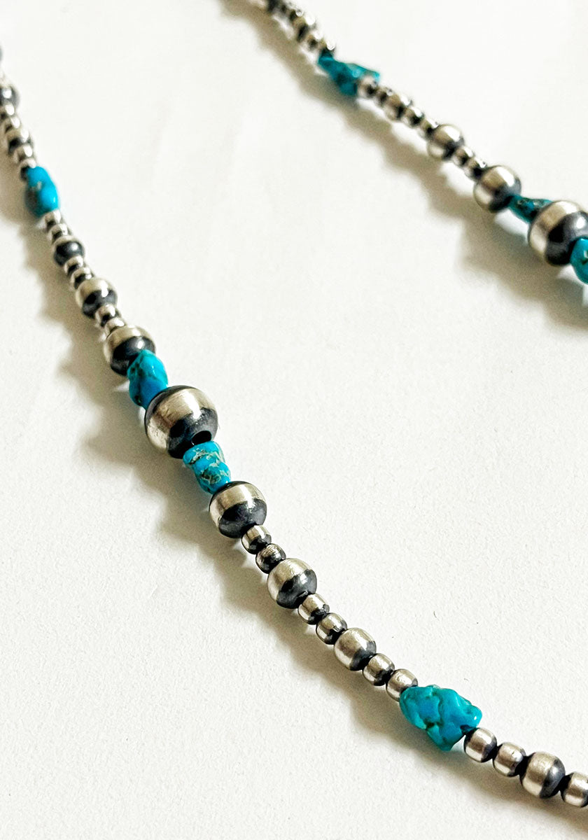 Indian Jewelry (インディアン ジュエリー) MIX BEADS ネックレス 50cm
