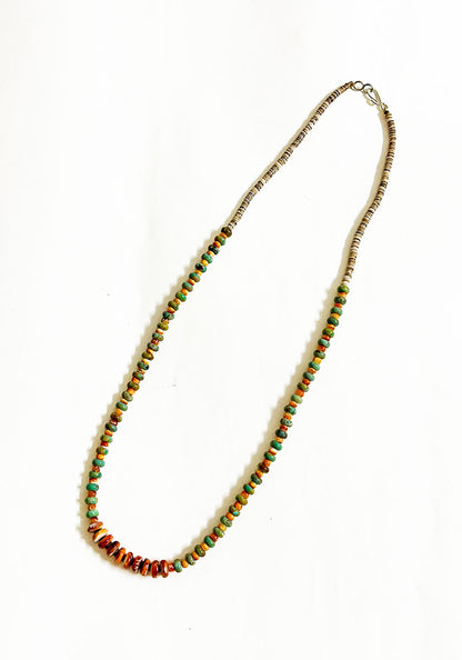 Indian Jewelry (インディアン ジュエリー) ROBERT CORIZ SANTO DOMINGO SHELL NECKLACE 60cm
