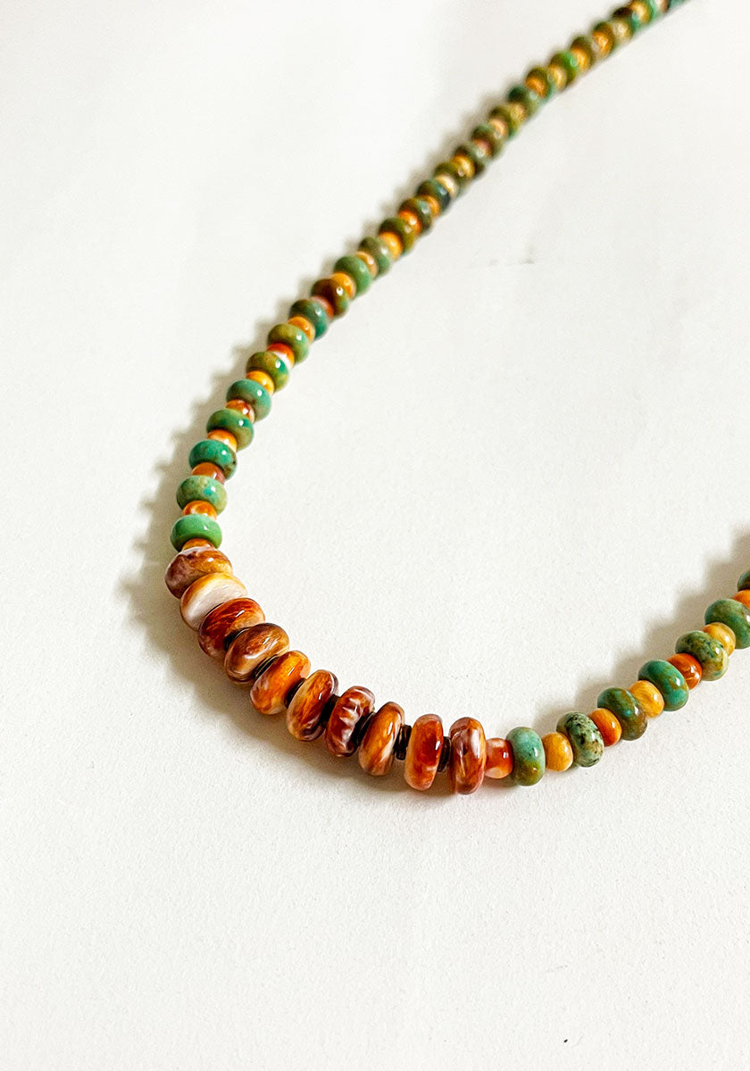 Indian Jewelry (インディアン ジュエリー) ROBERT CORIZ SANTO DOMINGO SHELL NECKLACE 60cm