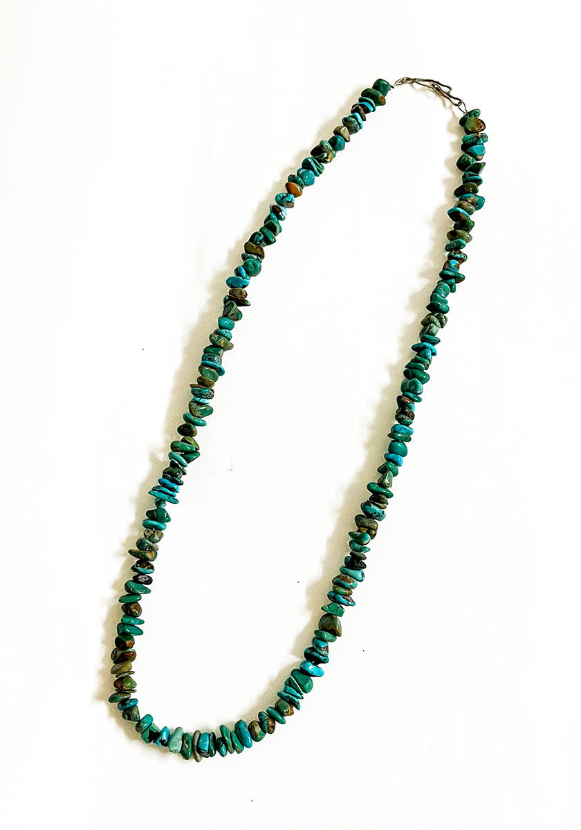 Indian Jewelry (インディアン ジュエリー) TURQUOISE NECKLACE SHARON GARCIA 58cm