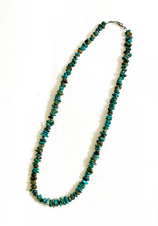 Indian Jewelry (インディアン ジュエリー) TURQUOISE NECKLACE SHARON GARCIA 58cm