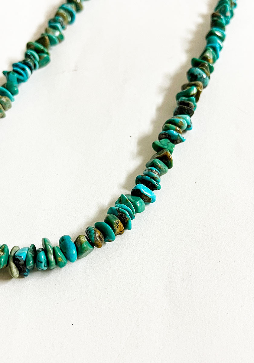 Indian Jewelry (インディアン ジュエリー) TURQUOISE NECKLACE SHARON GARCIA 58cm
