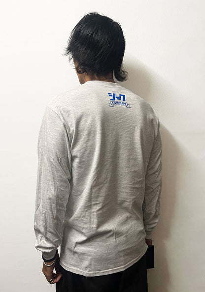 ESOW×SEEK 札幌風呂愛好會ロンTEE カラー:アッシュグレー