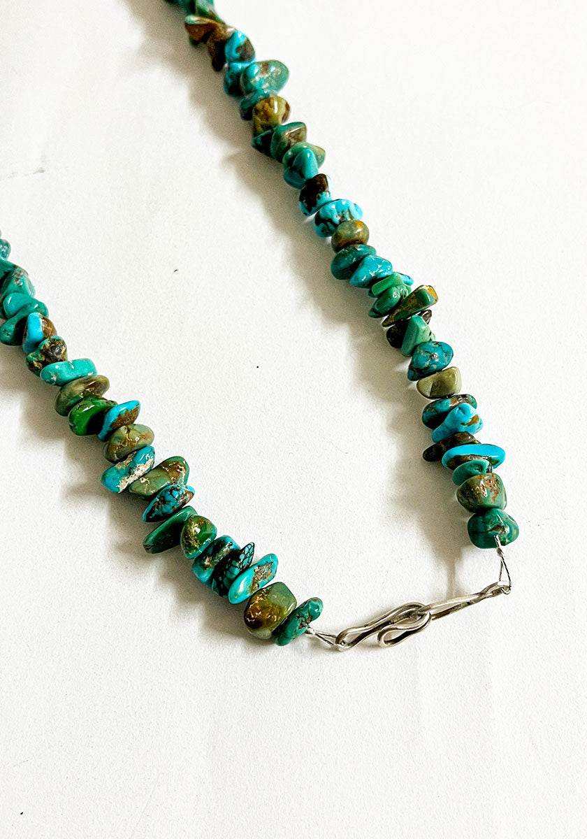 Indian Jewelry (インディアン ジュエリー) TURQUOISE NECKLACE SHARON GARCIA 58cm