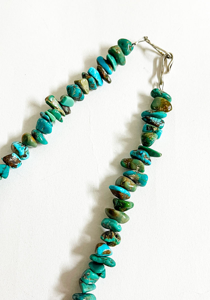 Indian Jewelry (インディアン ジュエリー) TURQUOISE NECKLACE SHARON GARCIA 58cm