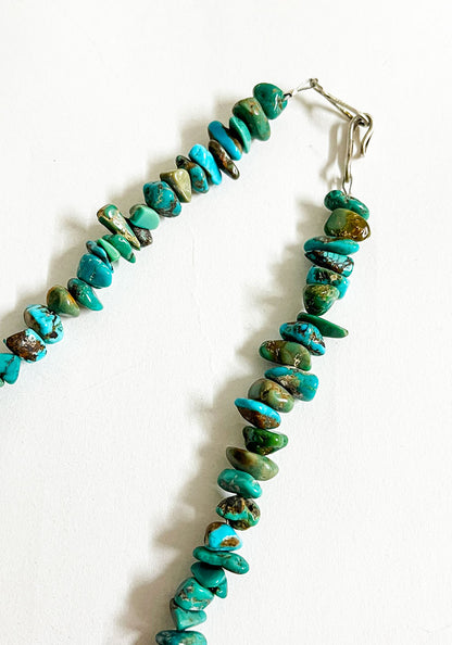 Indian Jewelry (インディアン ジュエリー) TURQUOISE NECKLACE SHARON GARCIA 58cm