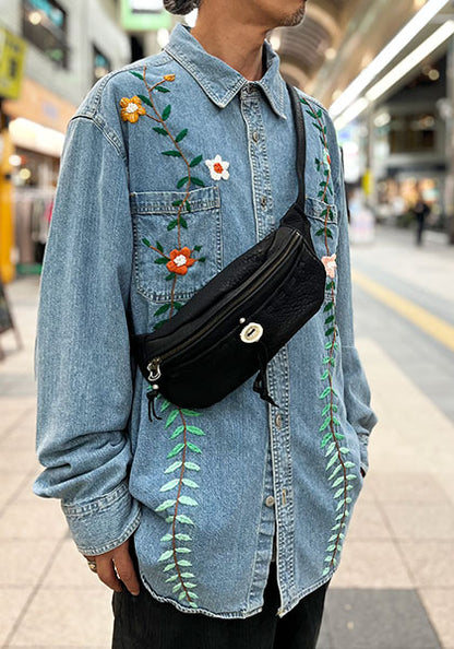 Nasngwam×EARLY MORNING ナスングワム×アーリーモーニング | DEERSKIN BODY BAG / 鹿革バッグ