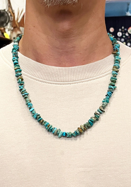 Indian Jewelry (インディアン ジュエリー) TURQUOISE NECKLACE SHARON GARCIA 58cm