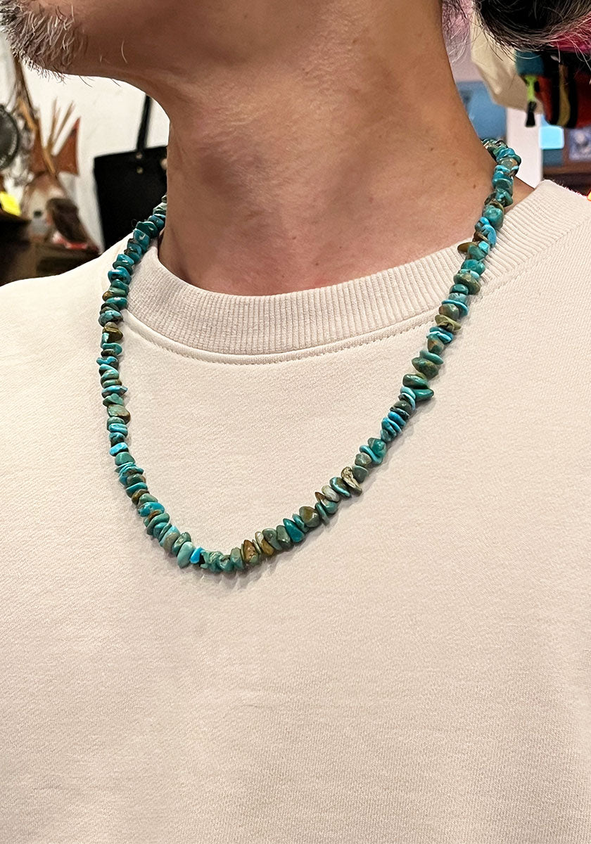 Indian Jewelry (インディアン ジュエリー) TURQUOISE NECKLACE SHARON GARCIA 58cm
