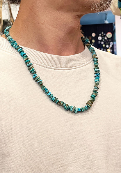Indian Jewelry (インディアン ジュエリー) TURQUOISE NECKLACE SHARON GARCIA 58cm