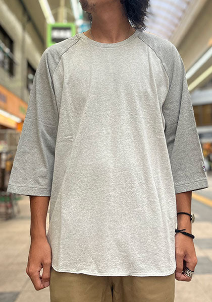 IMPRESTORE インプレストア RAGLAN SLEEVE T / ラグランスリーブT カラー:DARKGRAY