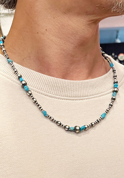 Indian Jewelry (インディアン ジュエリー) MIX BEADS ネックレス 50cm