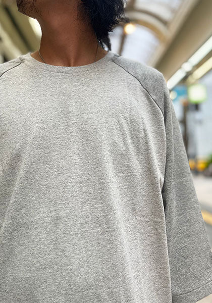 IMPRESTORE インプレストア RAGLAN SLEEVE T / ラグランスリーブT カラー:DARKGRAY