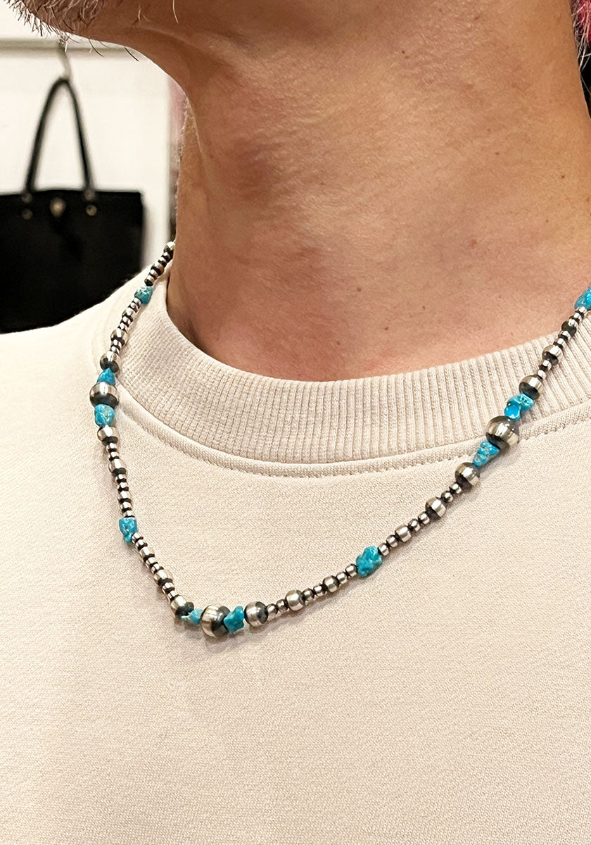 Indian Jewelry (インディアン ジュエリー) MIX BEADS ネックレス 50cm