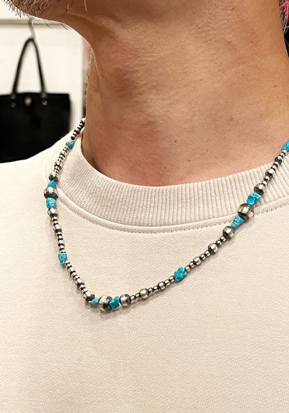 Indian Jewelry (インディアン ジュエリー) MIX BEADS ネックレス 50cm