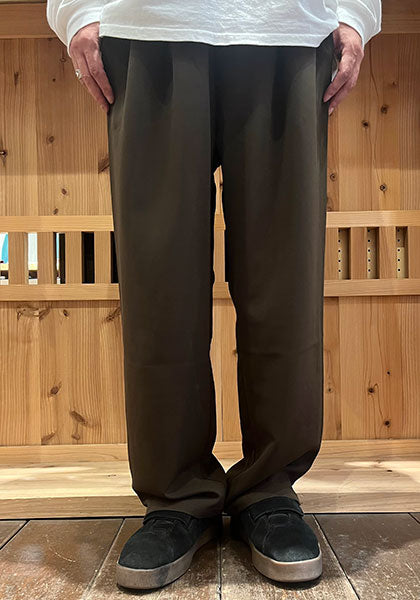 VOIRY ヴォイリー | SCHOOL PANTS カラー:DARKBROWN