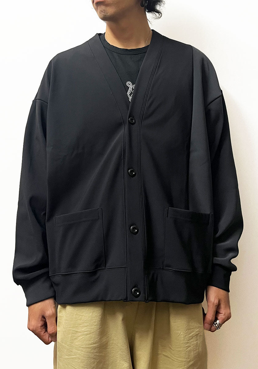 KELEN ケレン |  FLEECE LINING CARDIGAN / カーディガン [BLACK]