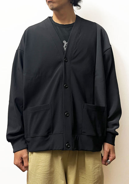 KELEN ケレン |  FLEECE LINING CARDIGAN / カーディガン [BLACK]