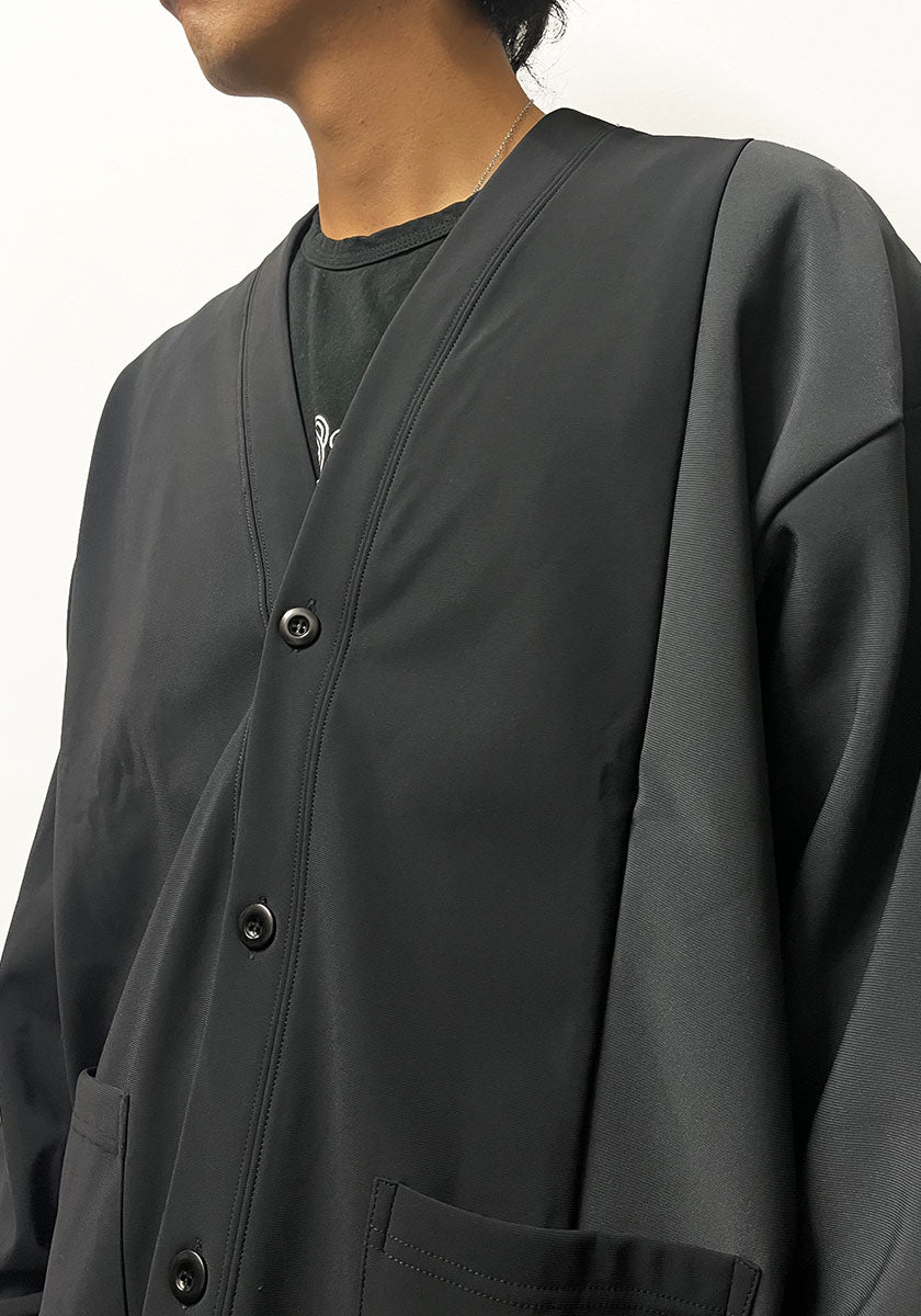 KELEN ケレン |  FLEECE LINING CARDIGAN / カーディガン [BLACK]