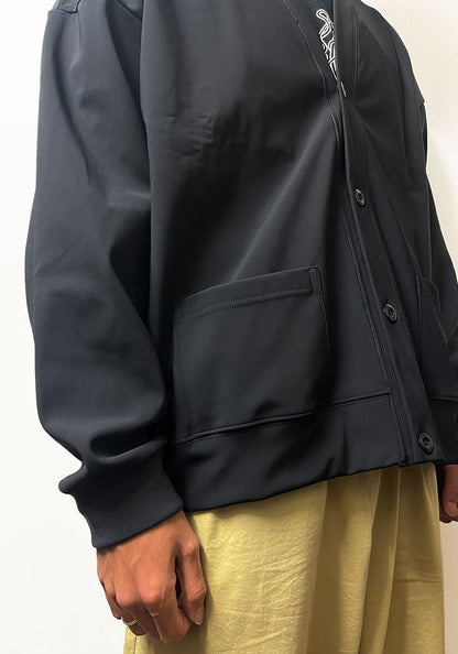 KELEN ケレン |  FLEECE LINING CARDIGAN / カーディガン [BLACK]