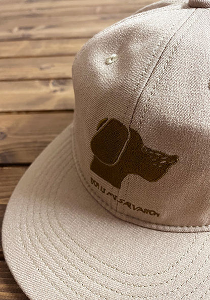 TACOMA FUJI RECORDS タコマフジレコード |  DOG IS MY SALVATION CAP designed by Yachiyo Katsuyama カラー：BEIGE
