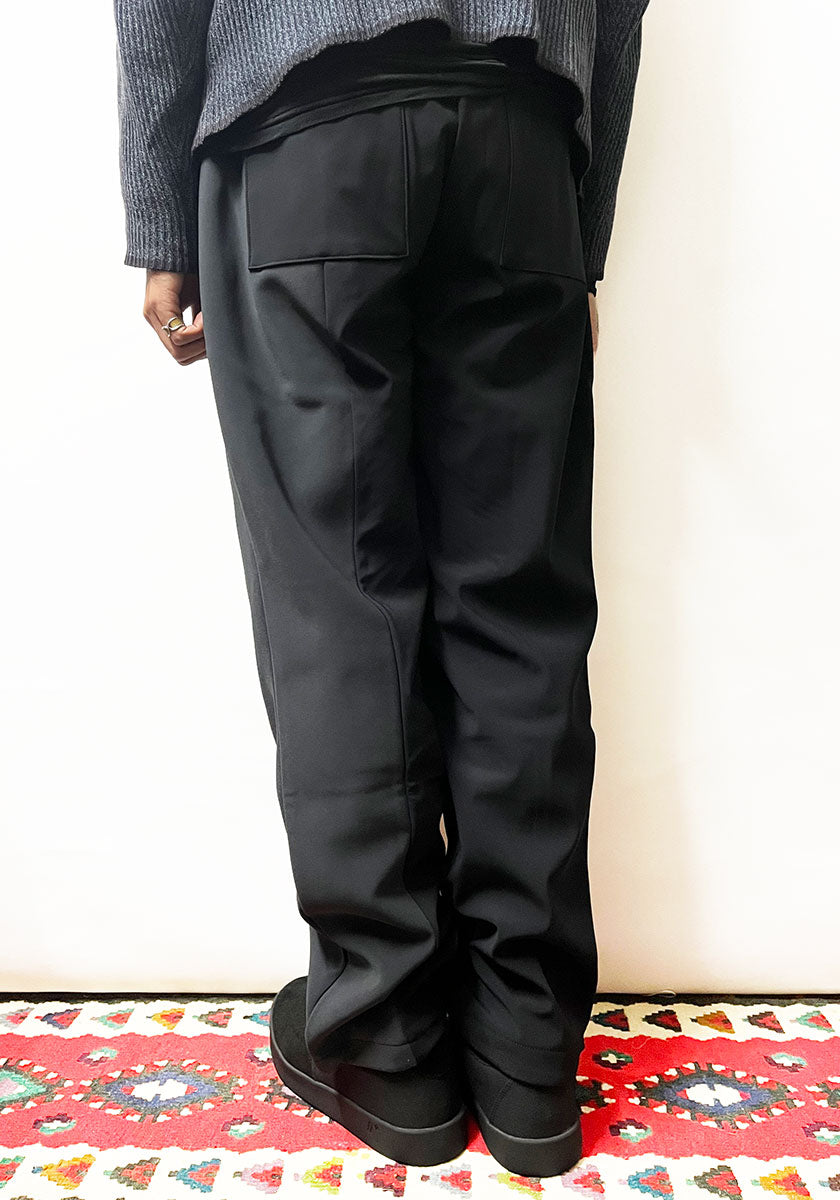 KELEN ケレン | FLEECE LINING EASY PANT / イージーパンツ [BLACK]
