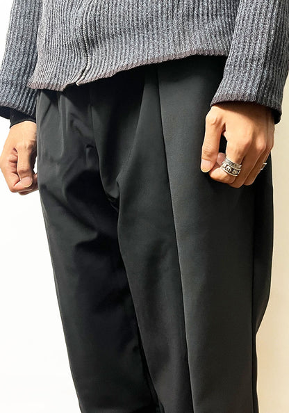 KELEN ケレン | FLEECE LINING EASY PANT / イージーパンツ [BLACK]