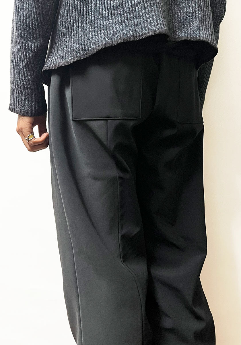 KELEN ケレン | FLEECE LINING EASY PANT / イージーパンツ [BLACK]