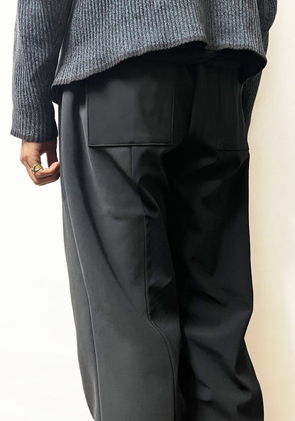 KELEN ケレン | FLEECE LINING EASY PANT / イージーパンツ [BLACK]
