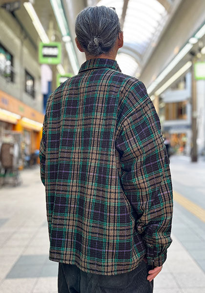 Nasngwam（ナスングワム） | LIVE CHECK JACKET カラー:GREEN
