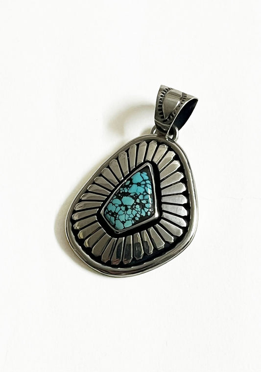 Herman Vandever / ハーマンバンデバー サンバースト I NEVADA BLUE TURQUOISE PENDANT TOP