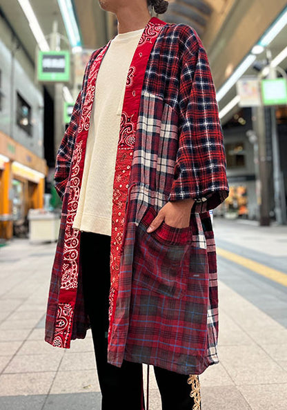 Nasngwam ナスングワム | ZEN BANDANA COAT カラー:RED