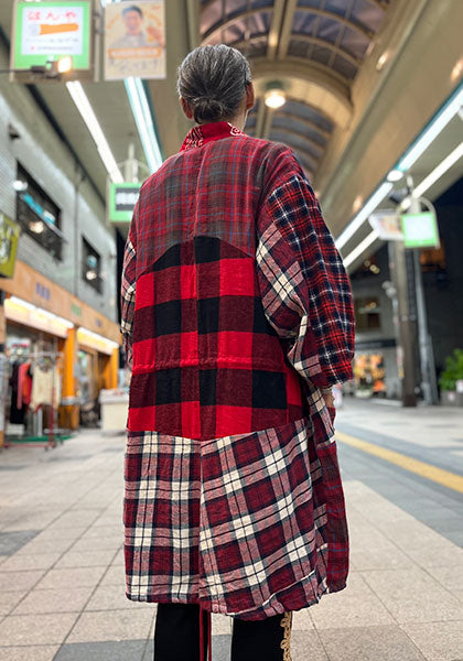 Nasngwam ナスングワム | ZEN BANDANA COAT カラー:RED