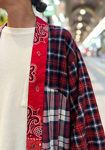 Nasngwam ナスングワム | ZEN BANDANA COAT カラー:RED