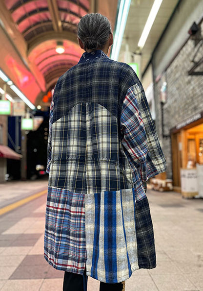 Nasngwam ナスングワム | ZEN BANDANA COAT カラー:BLUE