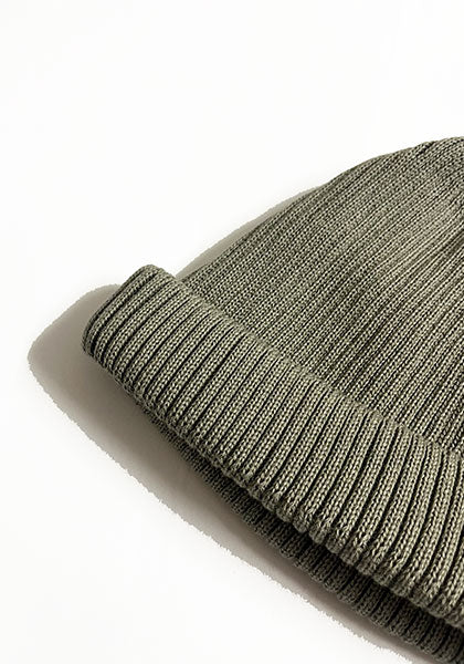 ROTOTO ロトト | COTTON ROLL UP BEANIE カラー : SAGE