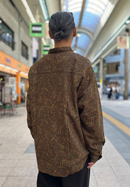 Nasngwam ナスングワム | PETAL SHIRTS カラー:BROWN