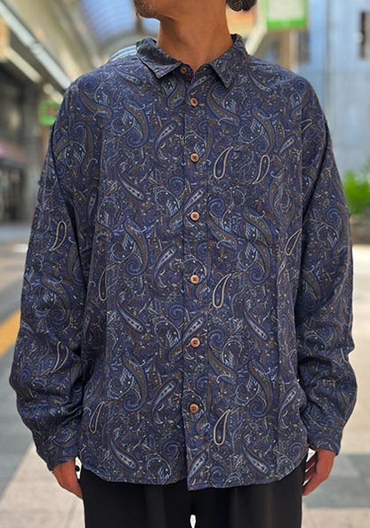 Nasngwam ナスングワム | PETAL SHIRTS カラー:NAVY