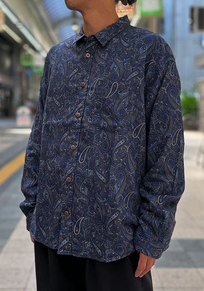 Nasngwam ナスングワム | PETAL SHIRTS カラー:NAVY