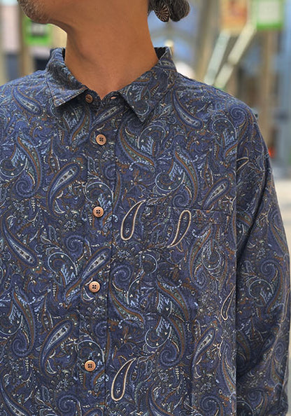 Nasngwam ナスングワム | PETAL SHIRTS カラー:NAVY