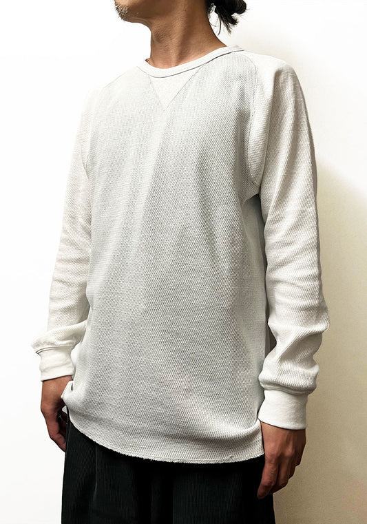 IMPRESTORE インプレストア Honeycomb Thermal Freedom L/S Tee [GRAY×WHITE]