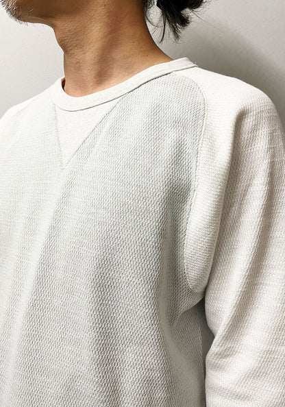IMPRESTORE インプレストア Honeycomb Thermal Freedom L/S Tee [GRAY×WHITE]