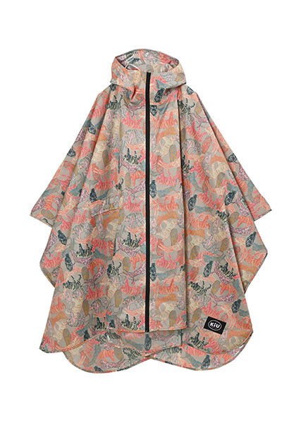 KIU レインポンチョ 2ND カラー：ブライトタイガー