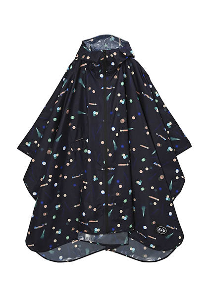 KIU レインポンチョ 2ND カラー：レイニーライト