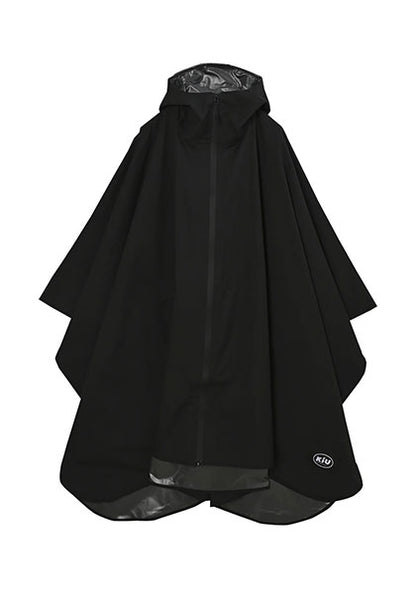 KIU レインポンチョ 2ND カラー：ブラック
