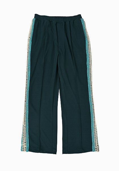 KELEN ケレン | KNIT LINE TROUSER カラー:GREEN