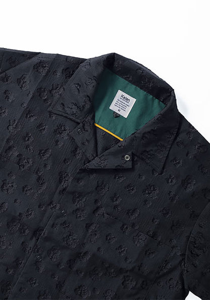 KELEN ケレン | FLOWER CUT JACQUARD SHIRT