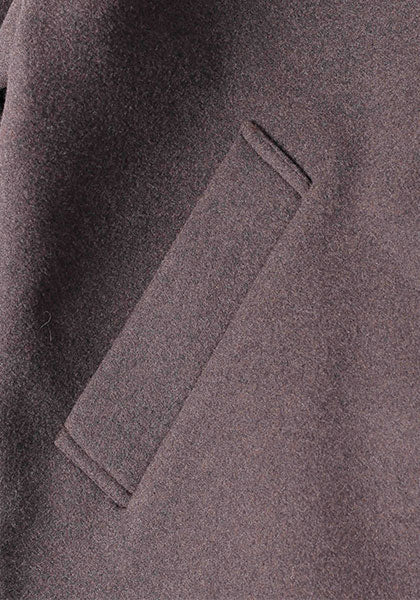 KELEN ケレン | NO COLLAR EGG JACKET カラー:BROWN