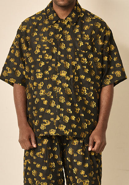 KELEN ケレン | FLOWER CUT JACQUARD SHIRT